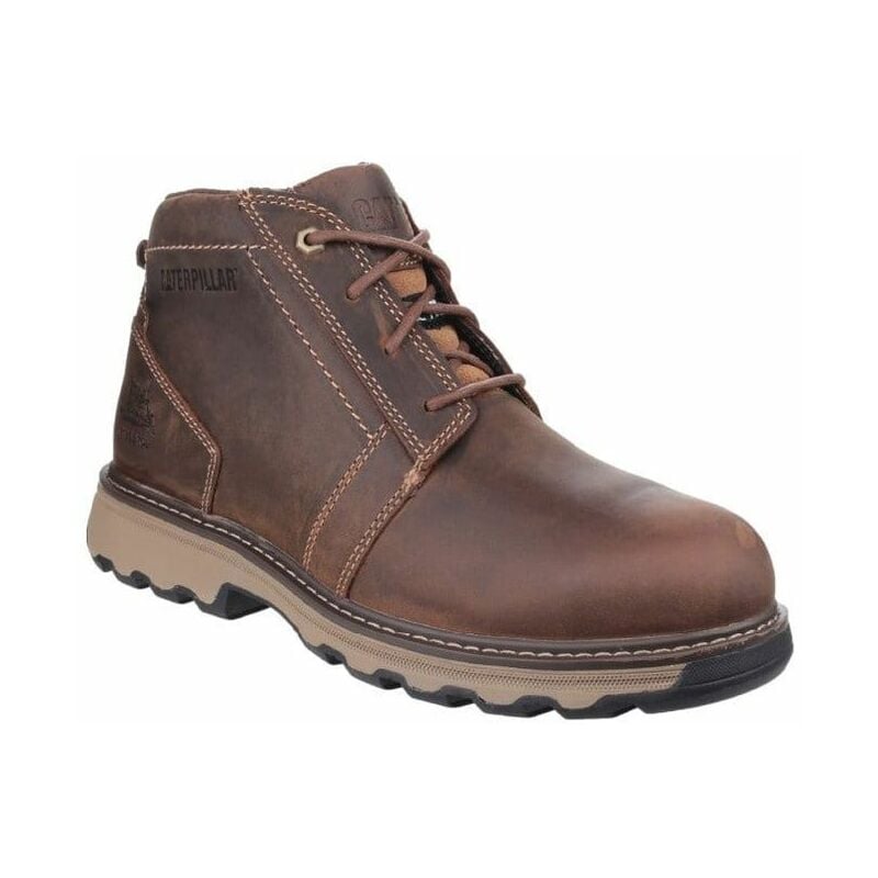 CAT - Parker Dark Beige Safety Boots - Size 10