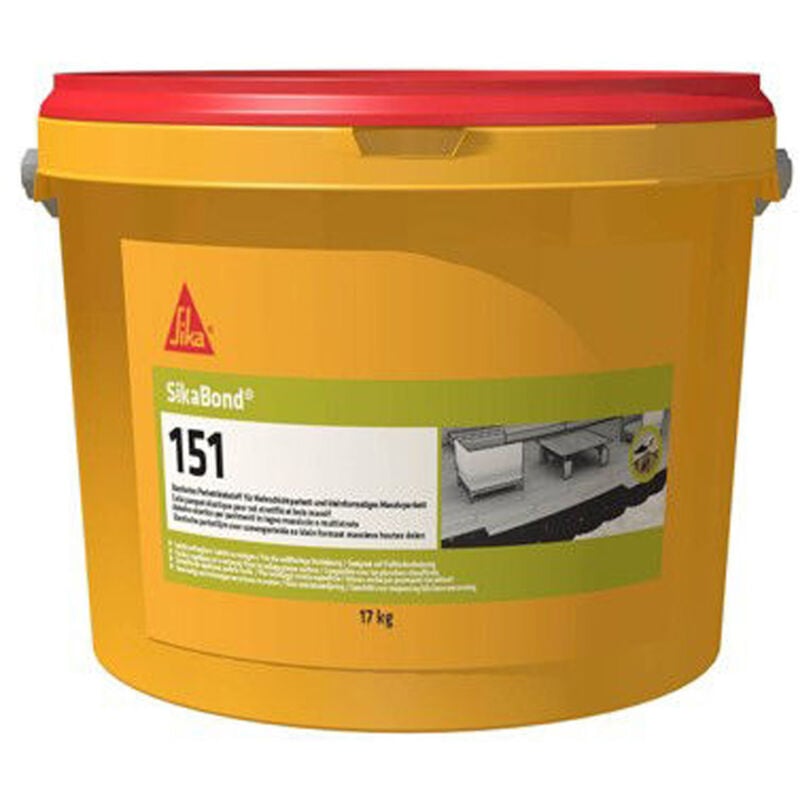 Sika - Bond-151a parkettbraun Parkettklebstoff 17kg
