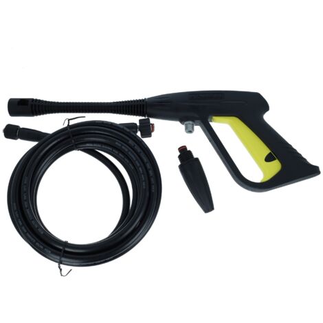 Parkside – Kit de nettoyage haute pression – Pistolet, tuyau et buses pour surfaces extérieures – Efficacité maximale pour nettoyage en profondeur