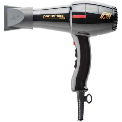 Parlux 1800 Eco Edition - Asciugacapelli, colore nero