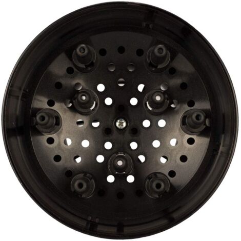 Parlux 3500 - Diffusore per asciugacapelli 3500 Supercompact, Nero