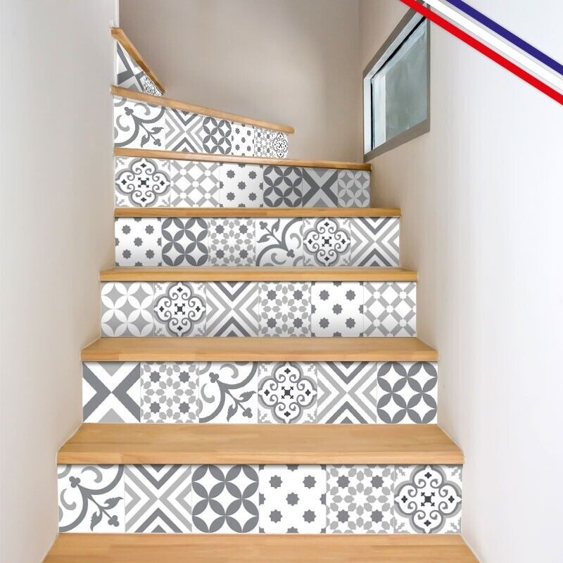 99déco - Parönträd Lot de 5 Contremarches h 18xL100cm 99deco