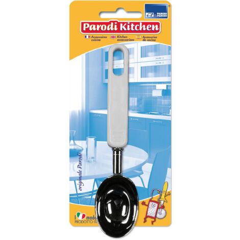 PARODI & PARODI - Dosatore Gelato Monoporzione, Porzionatore Palline di Gelato, Impasto, Polpette e Altro - Cucchiaio Gelato e Dolci, Accessori Cucina e Pasticceria per Gelati, Utensili Cucina 20x5 cm