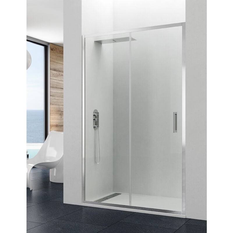 Paroi - Cabine frontale Allstone titan 1+1 150 cm Transparent