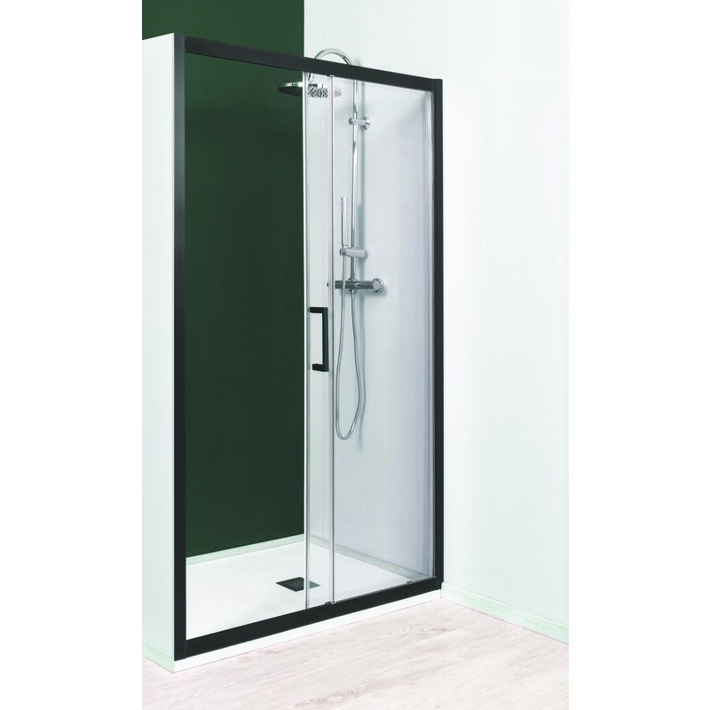 Façade napa - Coulissante - Finition Noir - 160x195cm