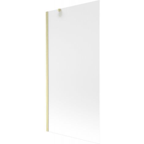 Paroi de baignoire 1-volet Mexen Next 90 x 150 cm, givré, or brossé - 895-090-000-00-30-55