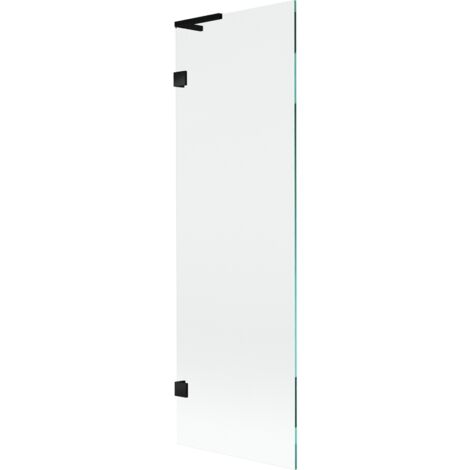 Paroi de baignoire à 1 élément Mexen Lunar L 60 x 150 cm, transparent, noir - 897L-060-000-70-00