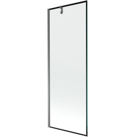 Paroi de baignoire Mexen Next 1 volet 70 x 150 cm, motif noir, gun metal - 895-070-000-00-70-95