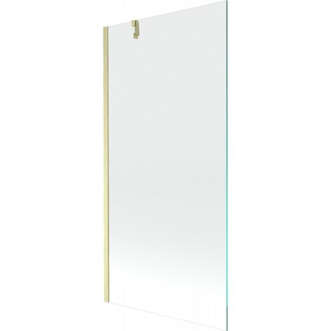 Paroi de baignoire Mexen Next 1 volet 90 x 150 cm, transparent, or brossé - 895-090-000-00-00-55