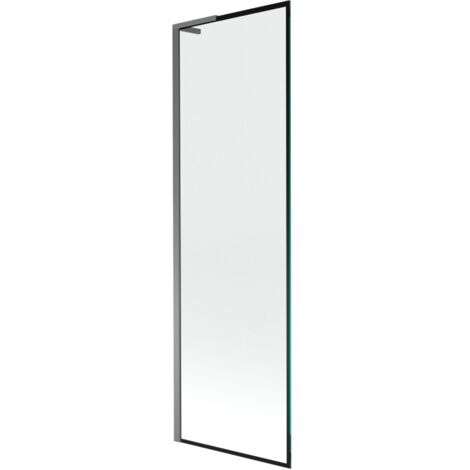 Paroi de baignoire Mexen Next L 1 vantail 60 x 150 cm, motif noir, gun metal - 895-060-000-03-70-95