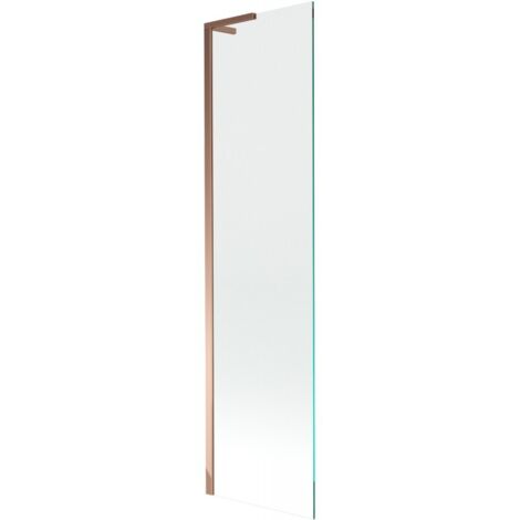 Paroi de bain Mexen Next L 1 battant 50 x 150 cm, transparent, or rose - 895-050-000-03-00-60