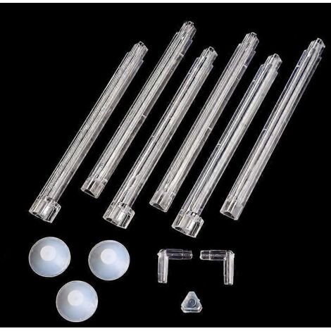 Paroi de bulles pour aquarium, tube en plastique, diffuseur d'oxygène, rideau d'air, barres transparentes