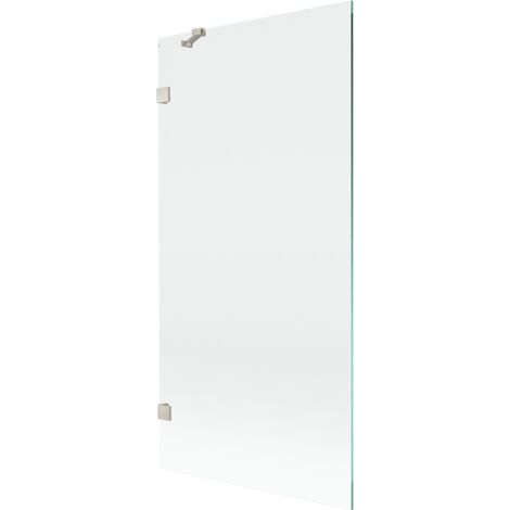 Paroi de douche 1-volet Mexen Lunar 90 x 150 cm, transparent, nickel brossé - 897-090-000-97-00