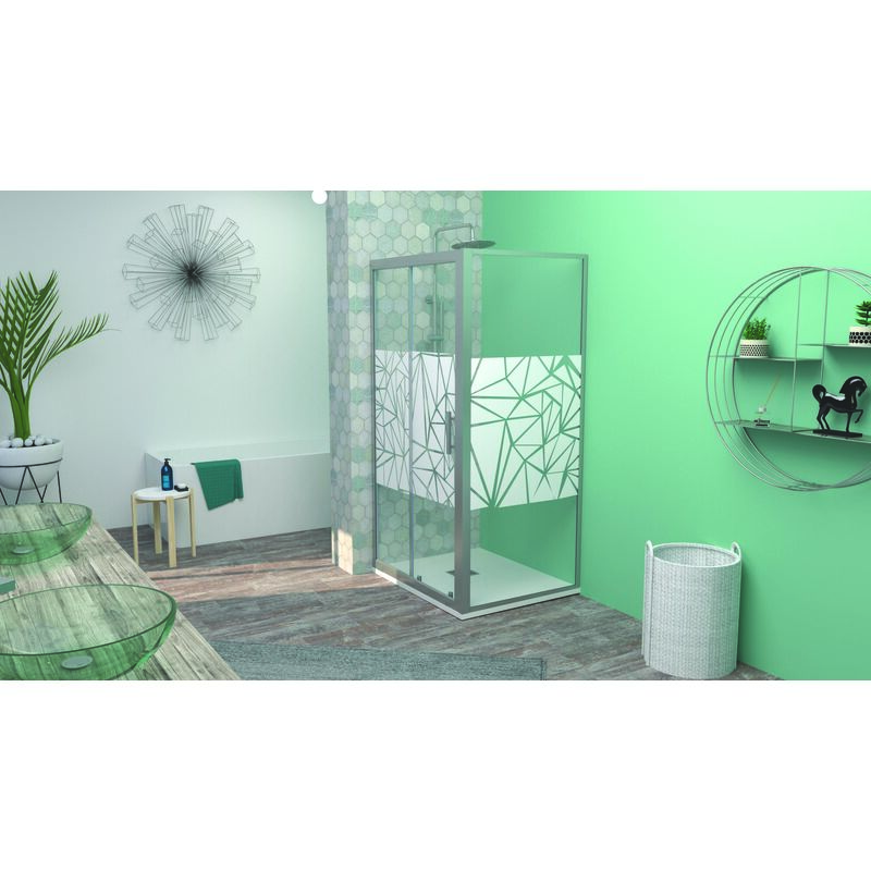 Ondee - Façade ekla - Retour fixe - Finition Sérigraphié - 80x185cm