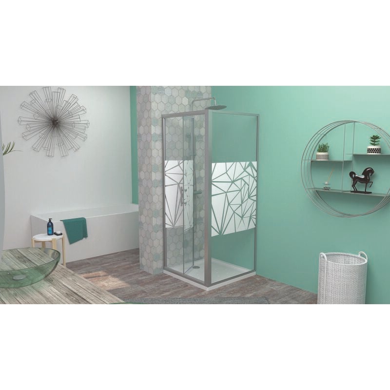 Ondee - Façade ekla - Retour fixe - Finition Sérigraphié - 90x185cm