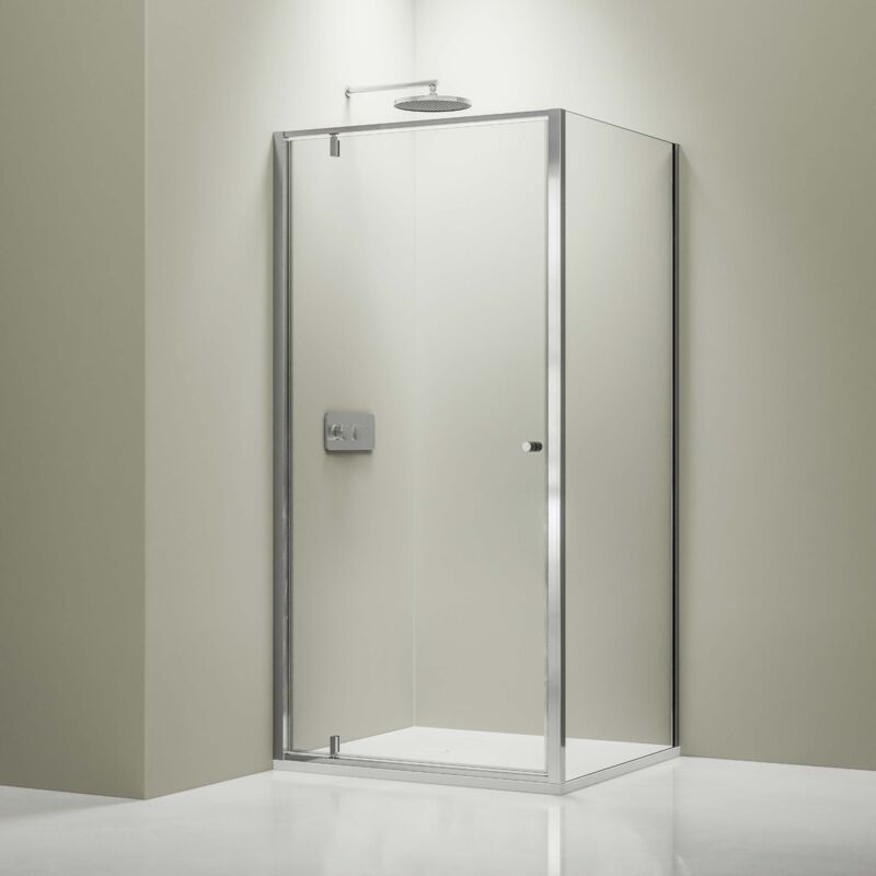 Bernstein - Paroi de douche verre 6mm Cabine de douche intégrale Parre douche angle portes pliantes - NT604 flex - Toutes tailles dispo - 80 cm, 100