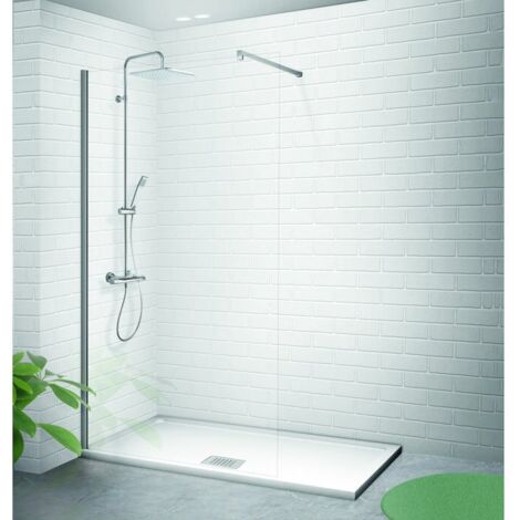 Paroi de douche fixe Transparence Odyssea - 110 x 200 cm