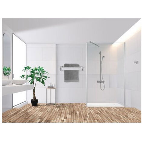 Paroi de douche fixe Transparence Odyssea - 90 x 200 cm
