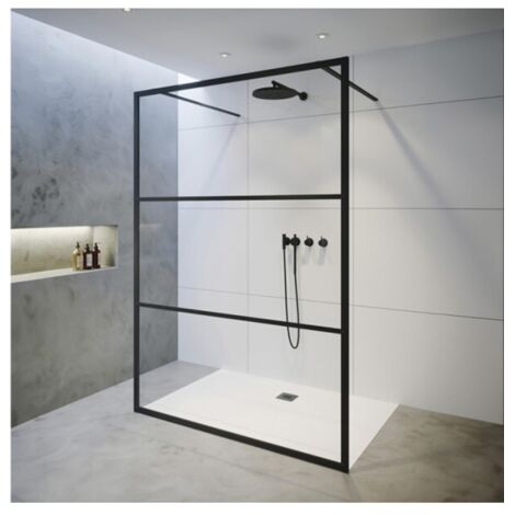 Paroi de douche italienne GRID 401 RIHO 100x200 cm