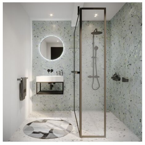 Paroi de douche italienne LUCID 402 SWING RIHO 160x40x200 cm