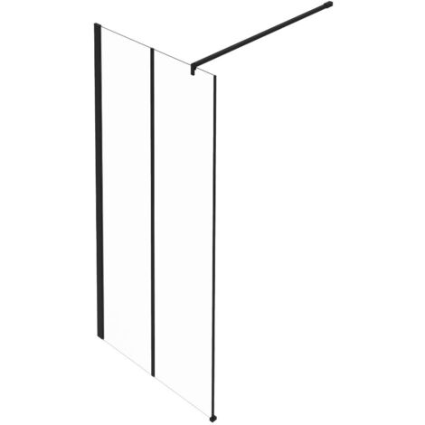 Paroi de douche JACOB DELAFON Serenity, noir mat - 120 cm