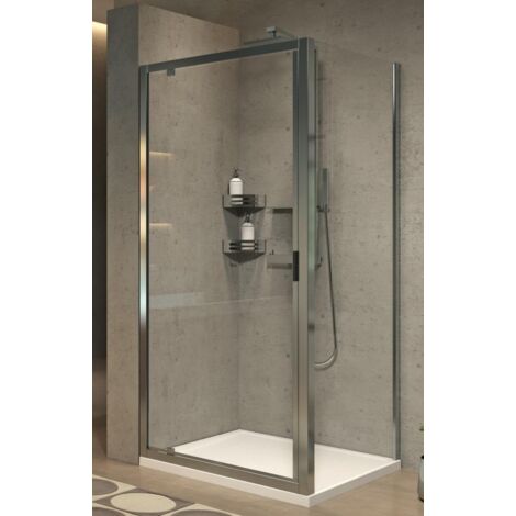PAROI DE DOUCHE LUNES 2.0 PNX FIXE 96 EXT.96 NOVELLINI FRANCE LUNF96-1B