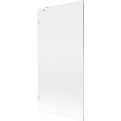 Paroi de douche Mexen Lunar 1 panneau 90 x 150 cm, transparent, blanc - 897-090-000-20-00