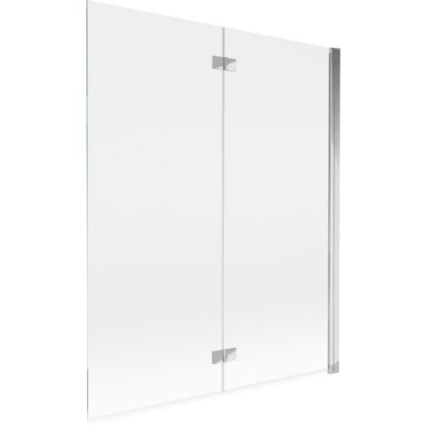 Paroi de douche Mexen Mist 2 volets droite 140 x 150 cm, transparent, chrome - 8A9-140-002-01-00-P