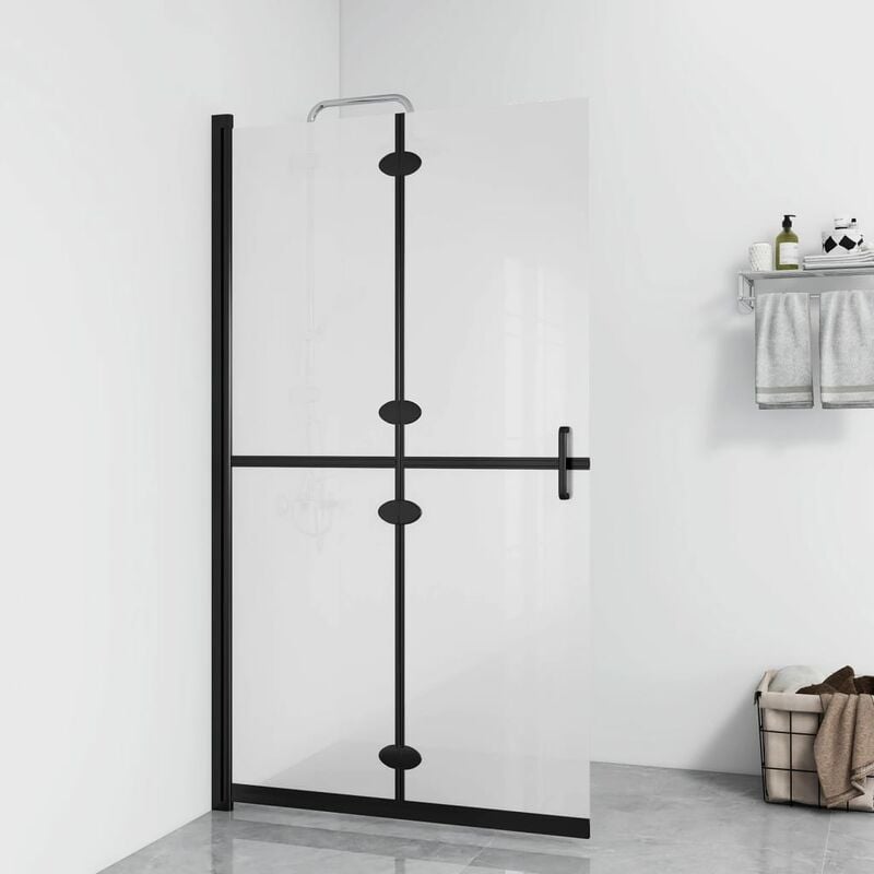 Paroi de douche pliable Verre esg dépoli 70x190 cm, ASAF67177 design in
