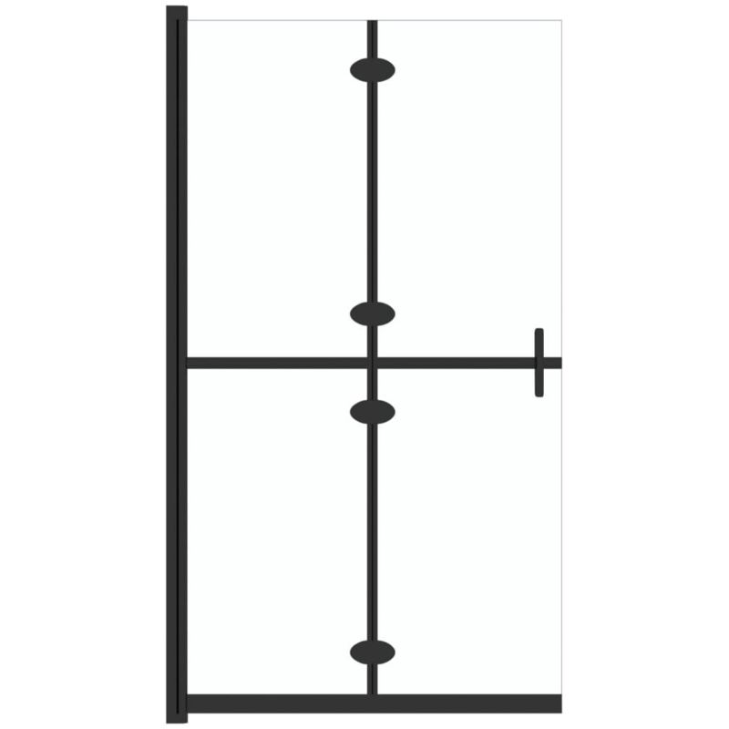 Vidaxl - Paroi de douche pliable Verre esg transparent 90x190 cm