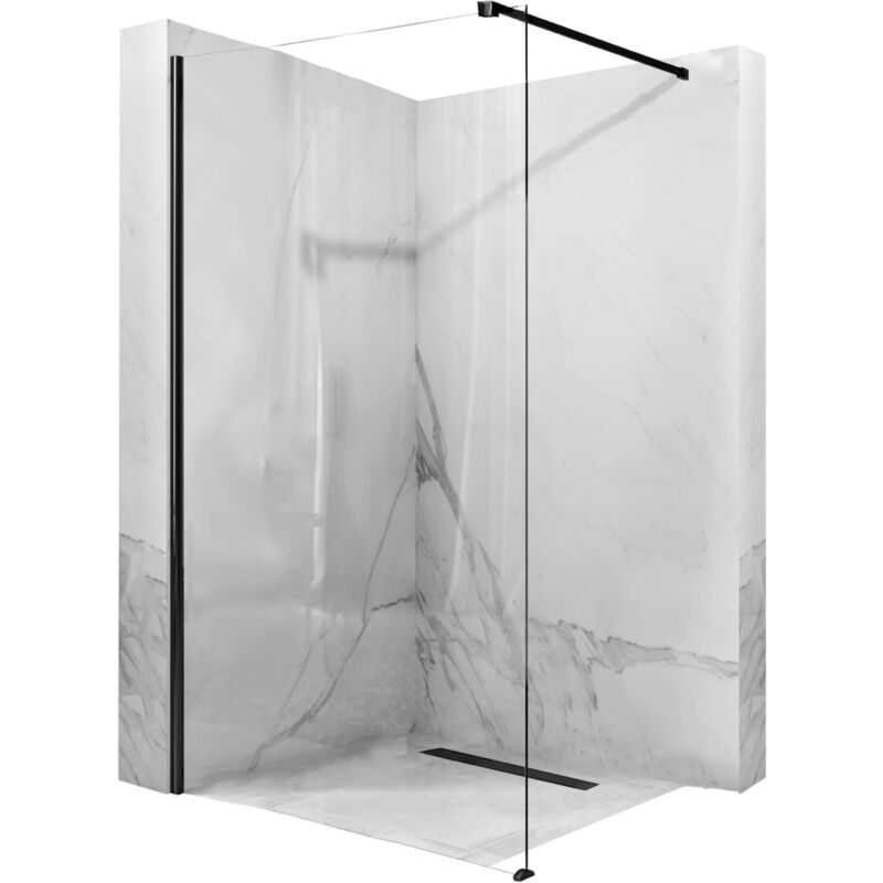Paroi de douche REA aero black mat 100