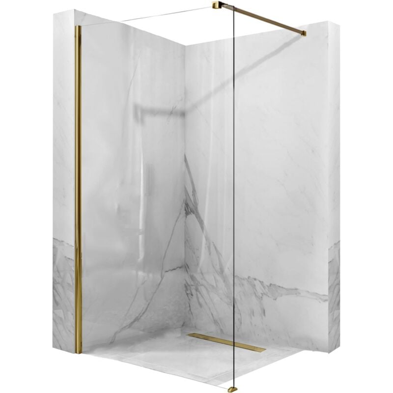 Paroi De Douche Rea Aero Gold 90 Walk In