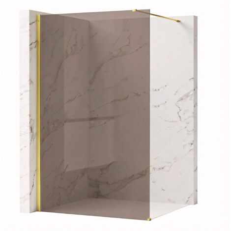 Paroi De Douche Rea Flexi Brown Gold 130