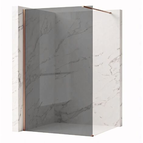 Paroi De Douche Rea Flexi Grey Brush Copper 80 Grey