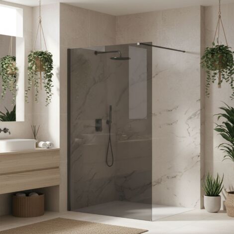 Paroi De Douche Rea Flexi Grey Titanium 80