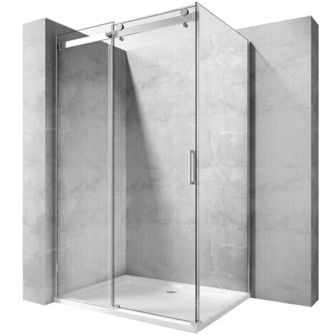 PAROI DE DOUCHE REA NIXON-2 CHROME 90