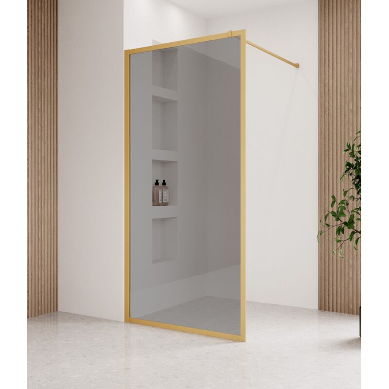 Douche à l’italienne Salle de bain Georgia 100 x 200 cm - Or - D