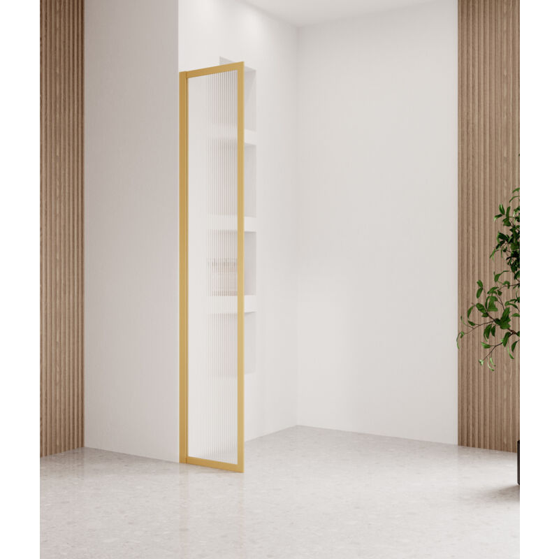 Badplaats - Douche à l'italienne Salle de Bain Georgia 40 x 200 cm - Or - Do