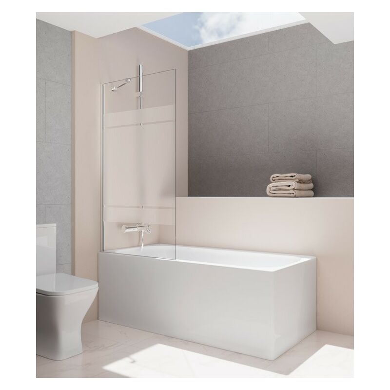 Panneau fixe baignoire fix 8 mm Mesure: 150x85 cm, Décoré: Frost Plus