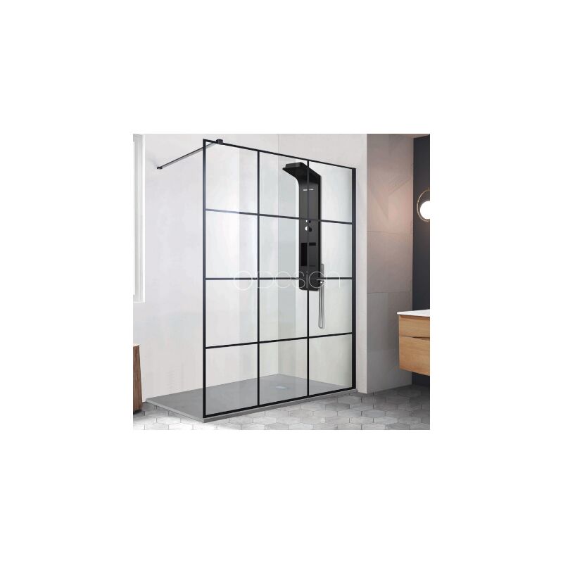 Paroi de douche style atelier 120 cm - club