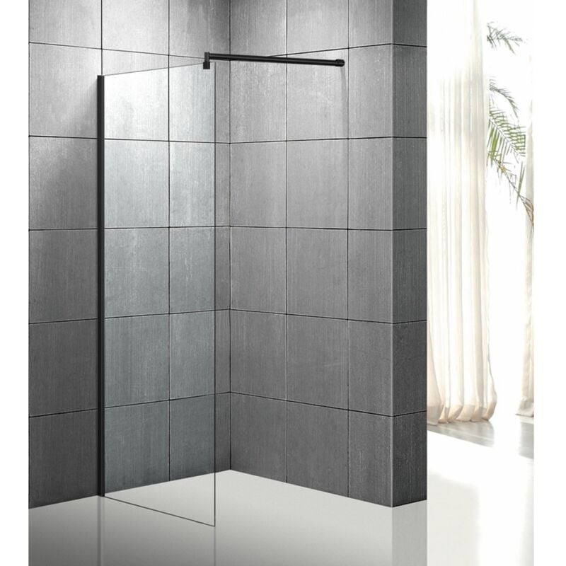 Paroi de douche walk in black 80 cm