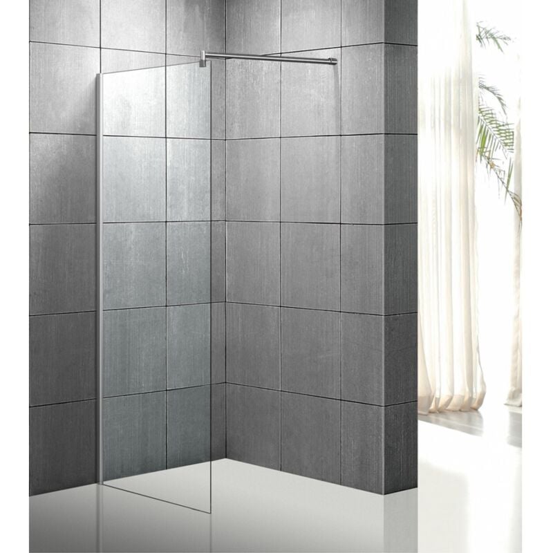 Paroi de douche walk in chrome 80 cm