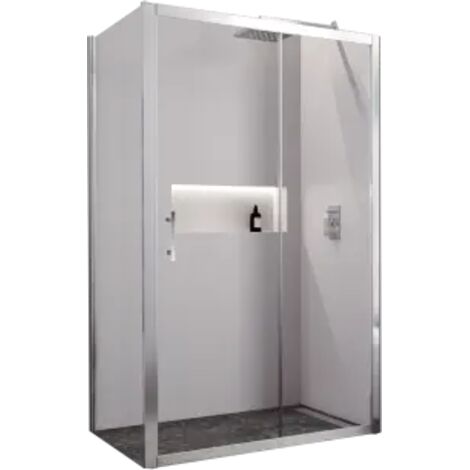PAROI DOMAO 2 PORTES 1 FIXE + 1