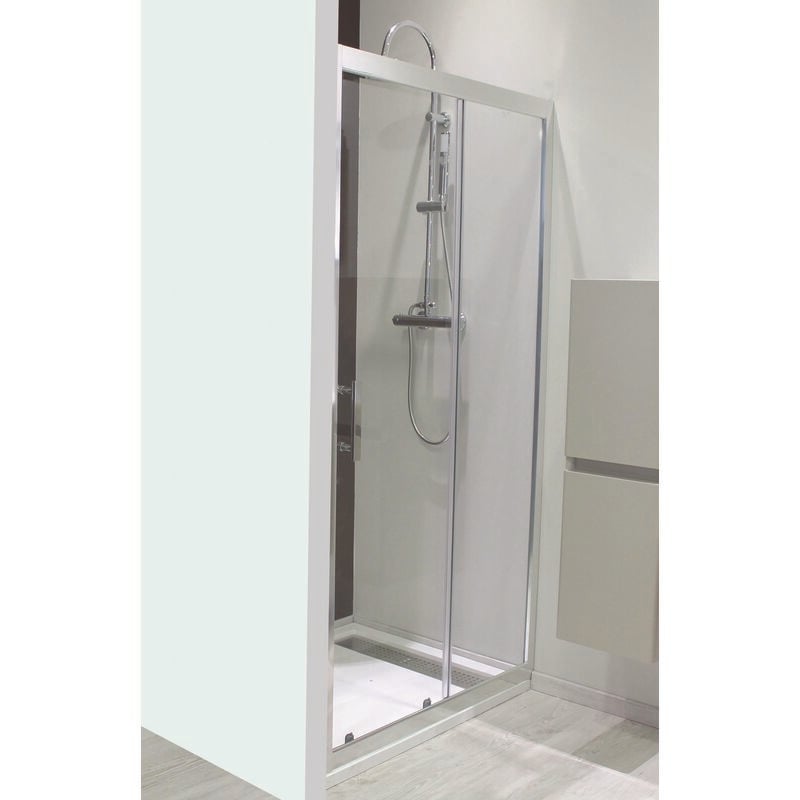 Ondee - Façade ekla - Coulissante - Finition Chromé - 100x185cm