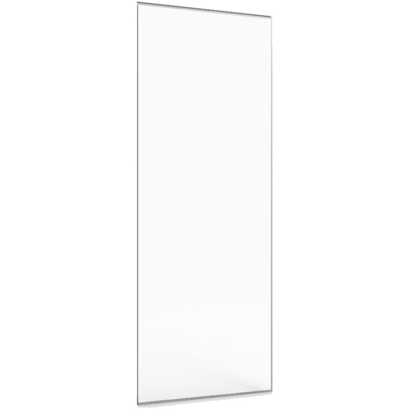 Paroi fixe en verre transparent securit 8mm 60 x 190 cm pour hammam et salle de bain