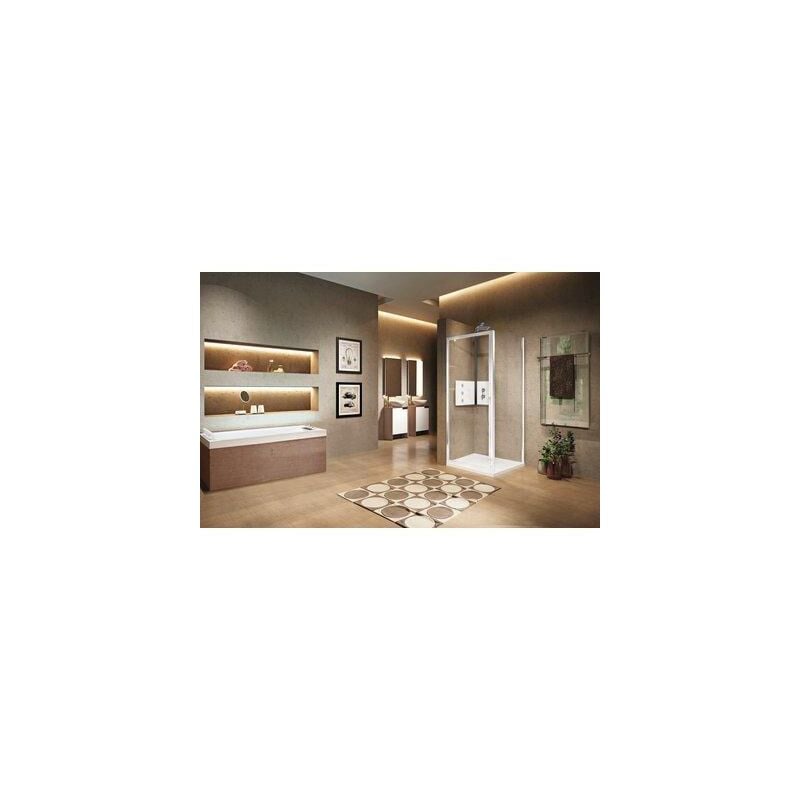 Paroi fixe LUNES2.0 84 transp Novellini LUNF84-1A