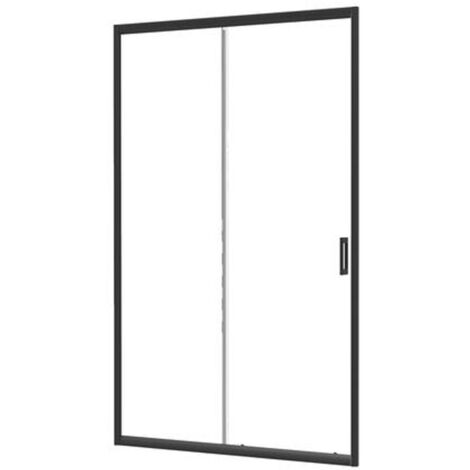 Paroi porte coulissante CONCEPT'O - profilés noirs - L 160 x 195 cm - ELMER By Ayor