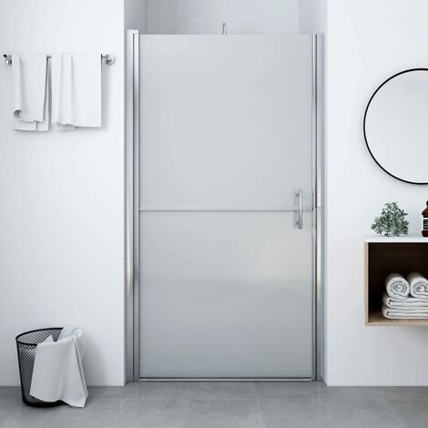 Paroi Porte de Douche Durable Verre trempé dépoli 100x178 cm -Q5370