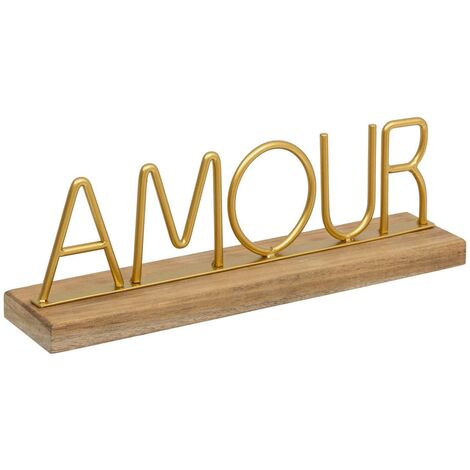 Parola da mettere la collezione floreale h.7cm metallo - Atmosphera créateur d'intérieur