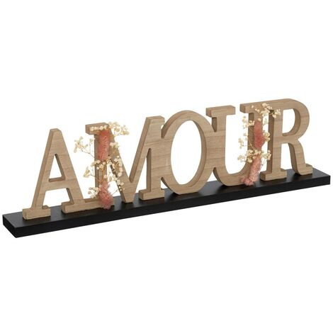 Parola da tavolo luce d'inverno l.50cm mdf - Atmosphera créateur d'intérieur
